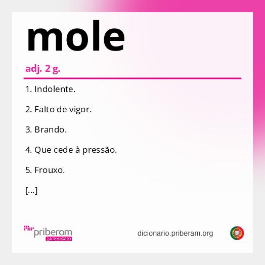 Significado de mole